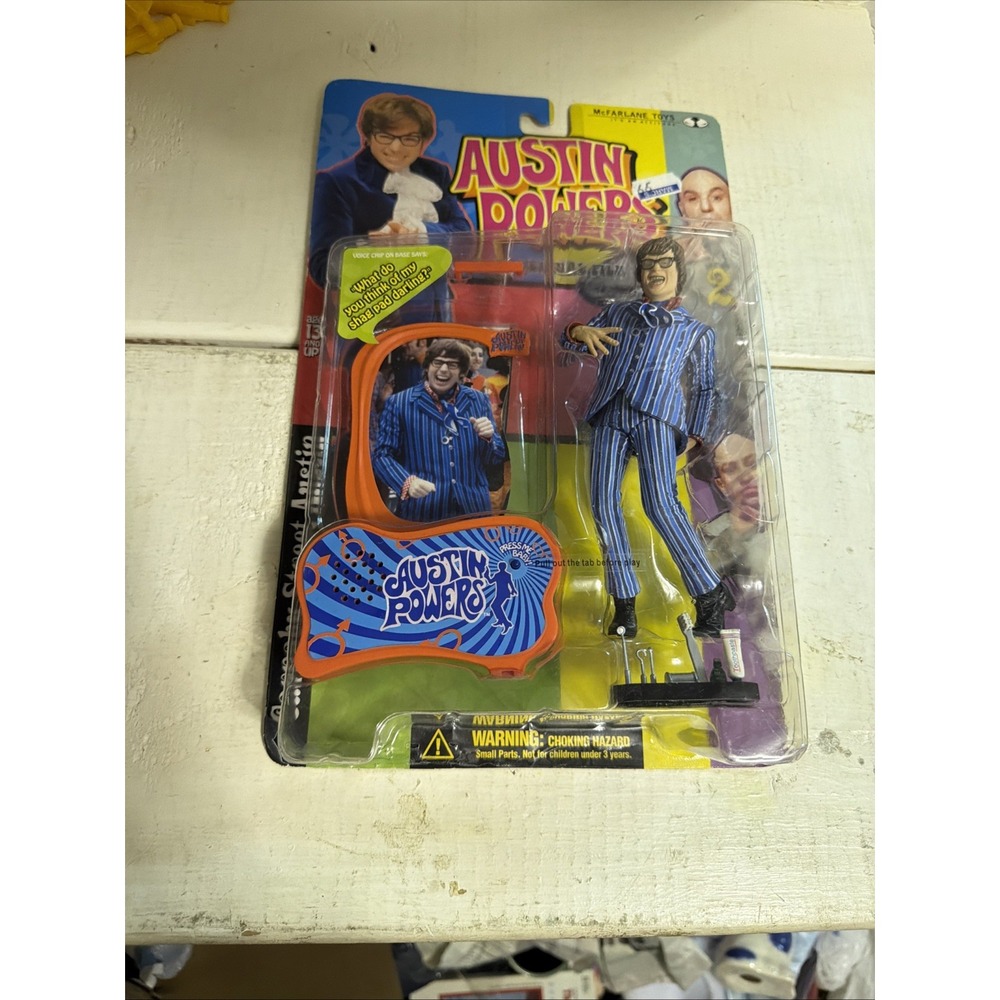 Austin Powers CARNABY STREET Voice Chip Series 2 Mcfarlane Toys 1999 NEW!